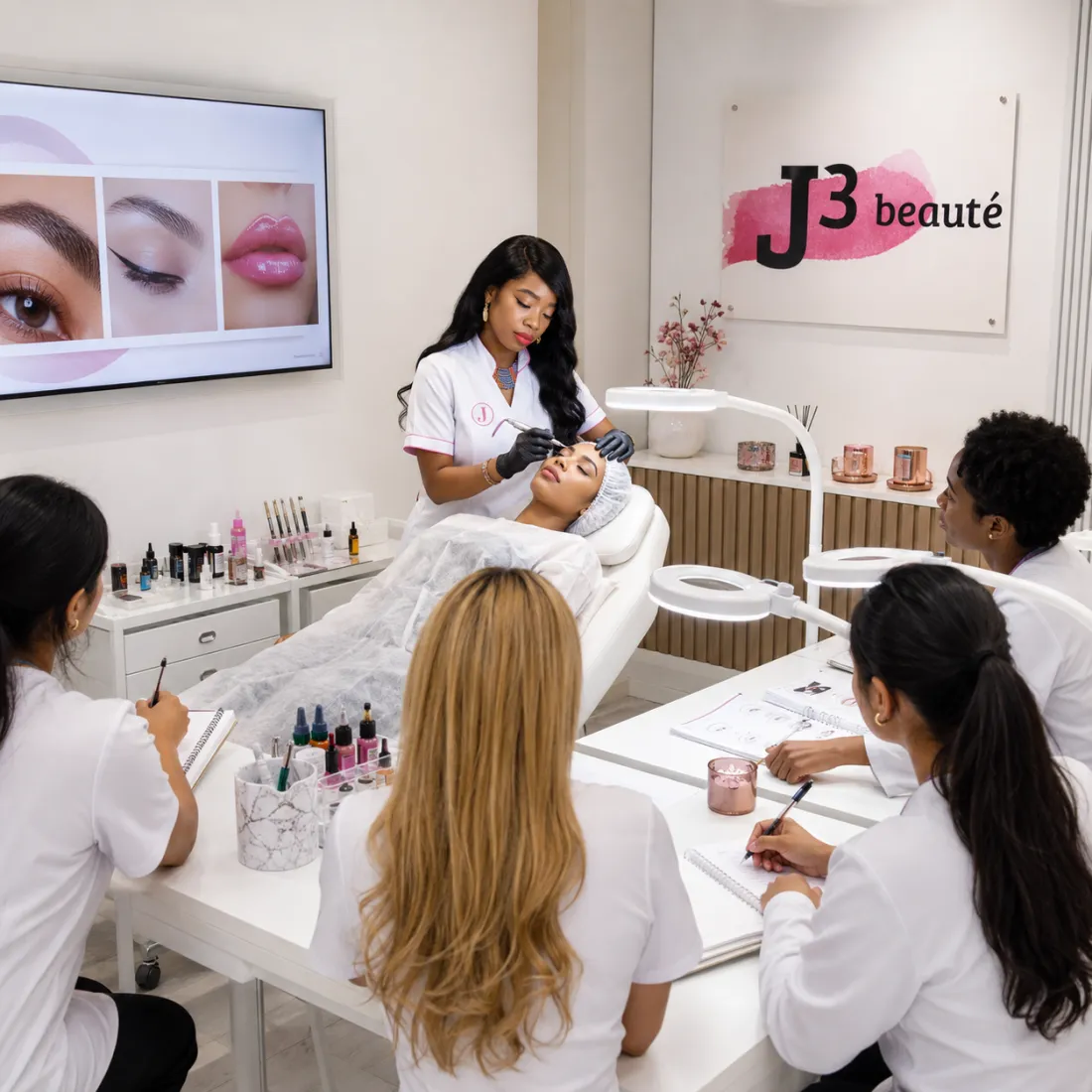 Complete permanent makeup training — brows, eyeliner and lips