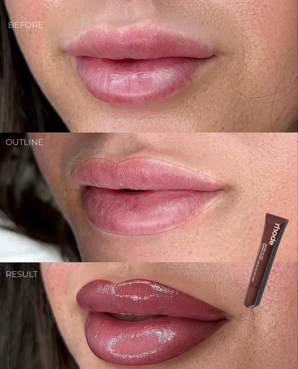 Bold tinted lip blush