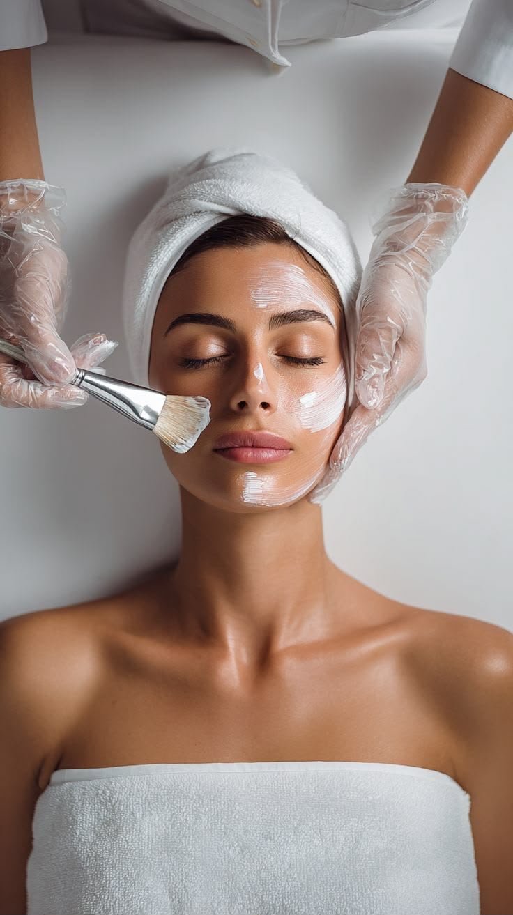 Radiance mask applied with a brush