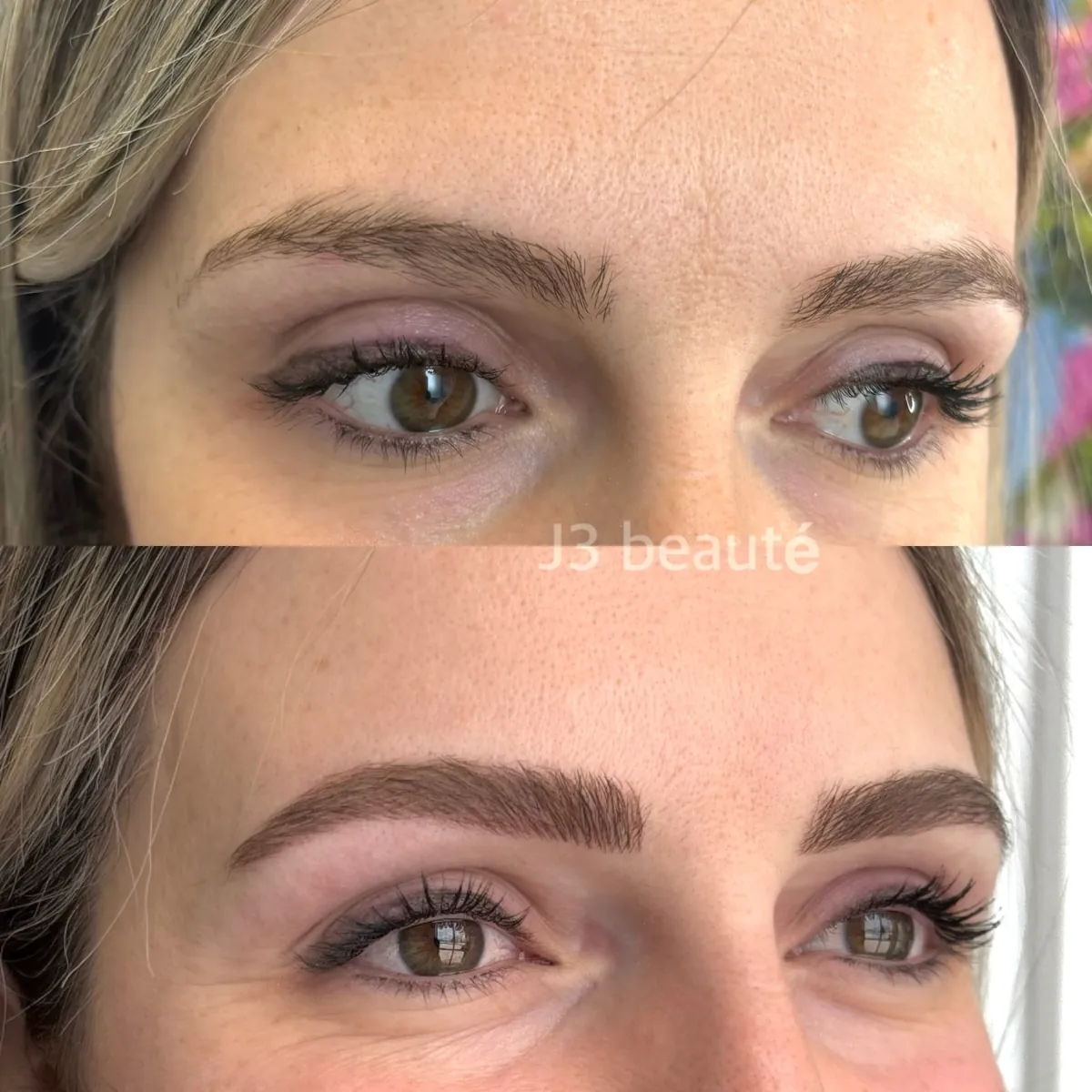 Ombré powder brows