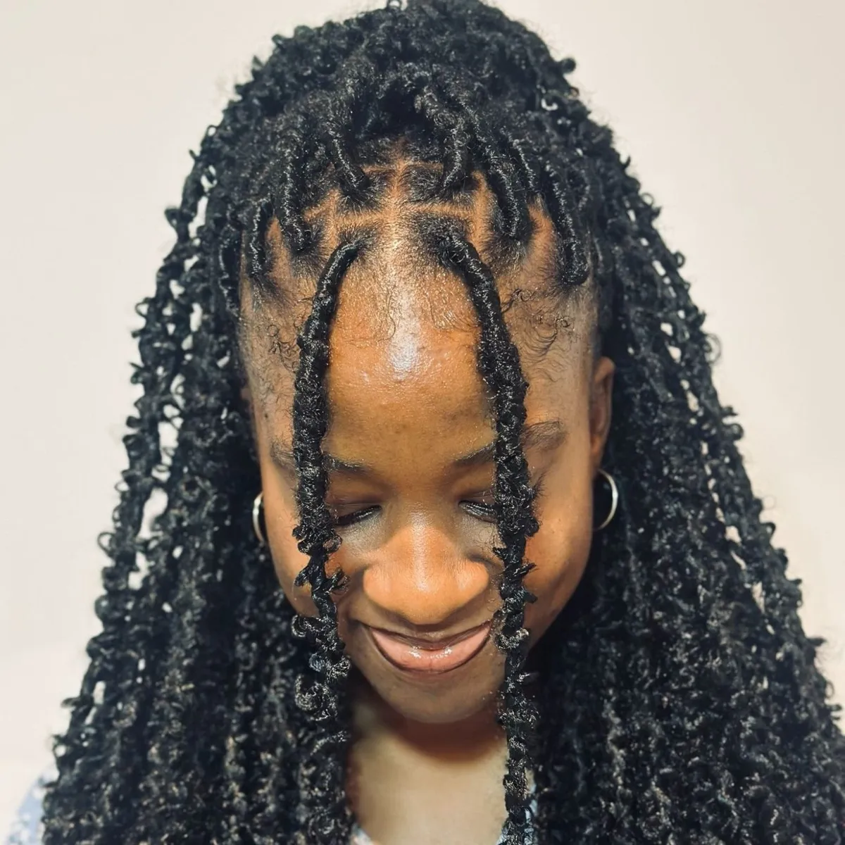 Neat box braids