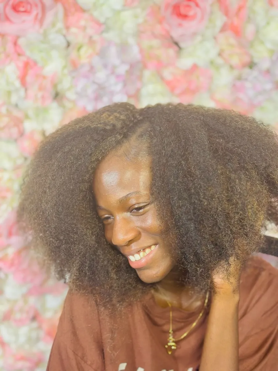 Elegant afro braids